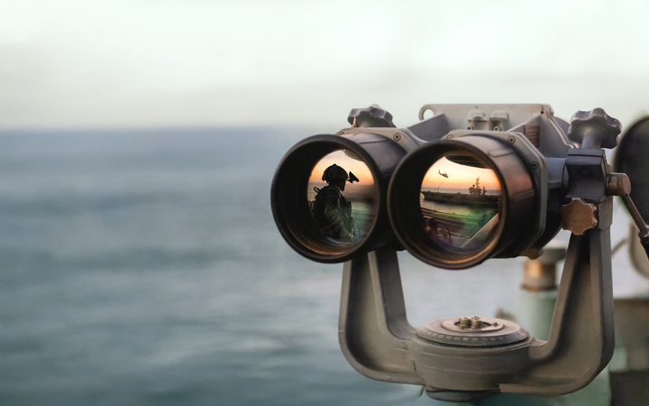 A pair of binoculars