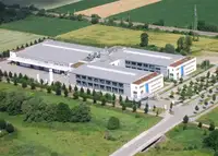 Illustration showing SCHOTT’s Electronic Packaging business unit headquarters in Landshut, Germany.