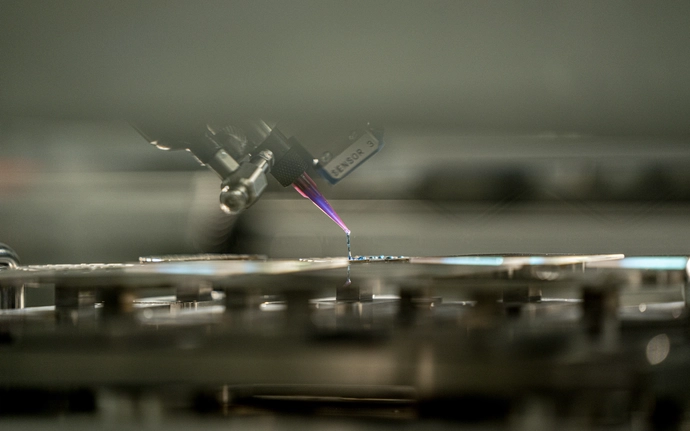 Process control in the manufacture of reflective waveguides.
