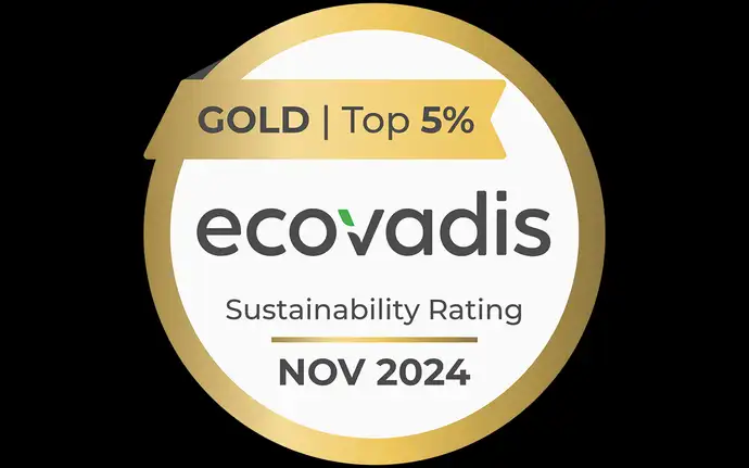 EcoVadis gold medal 