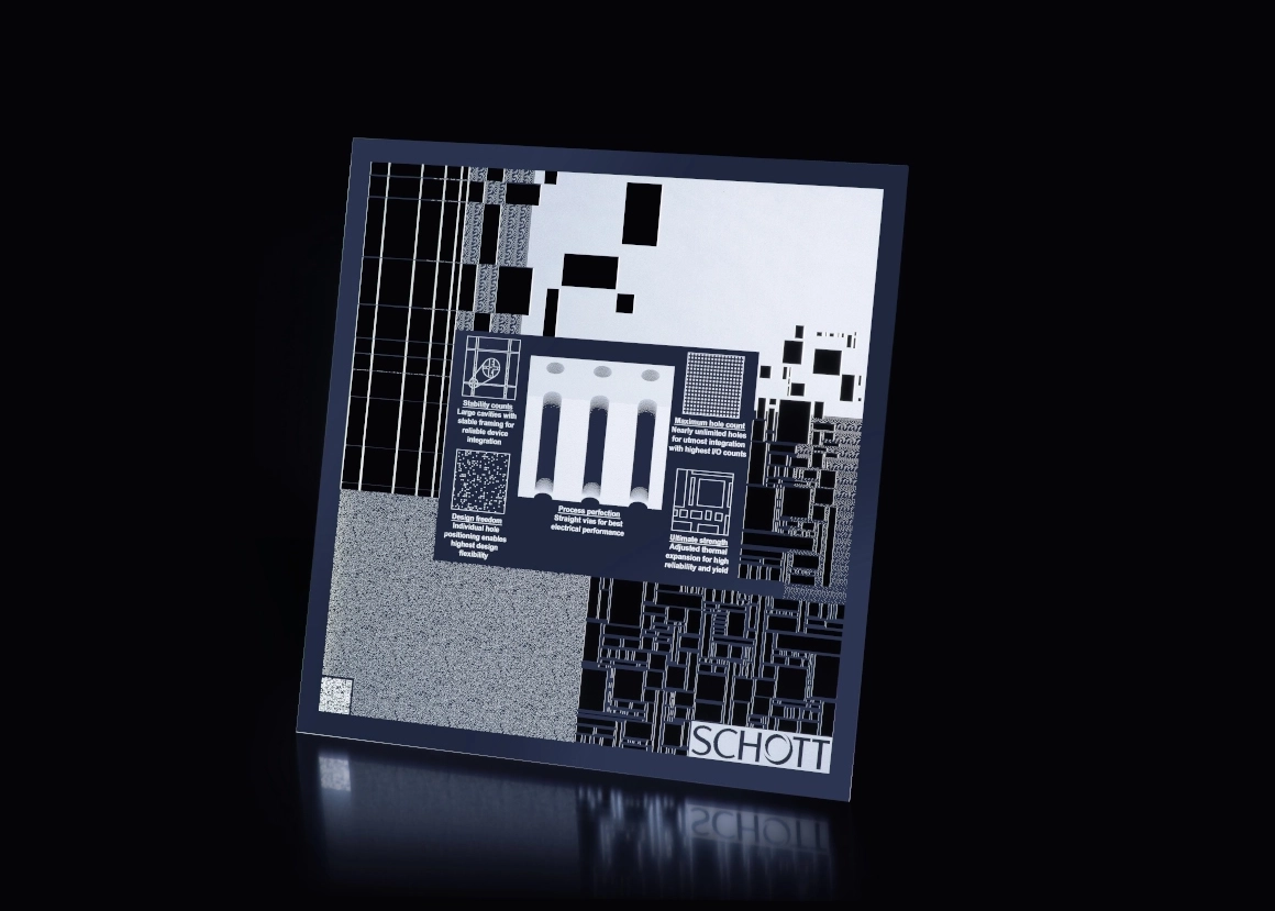 Panneau en verre micro structuré FLEXINITY® connect ultrafin 