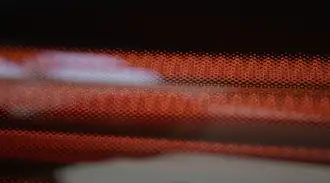 Two heating elements glowing red