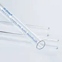 Three clear tubes of SCHOTT Standard Gage Glass