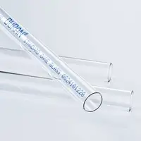 Three clear tubes of SCHOTT Standard Gage Glass