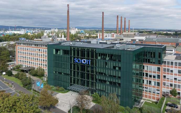SCHOTT's global headquarters in Mainz, Germany