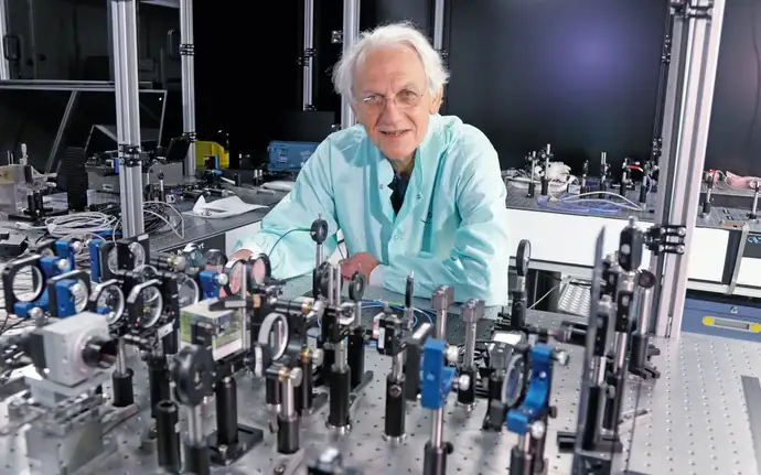 French scientist Gerard Mourou who was awarded the Nobel Prize for Physics in 2018