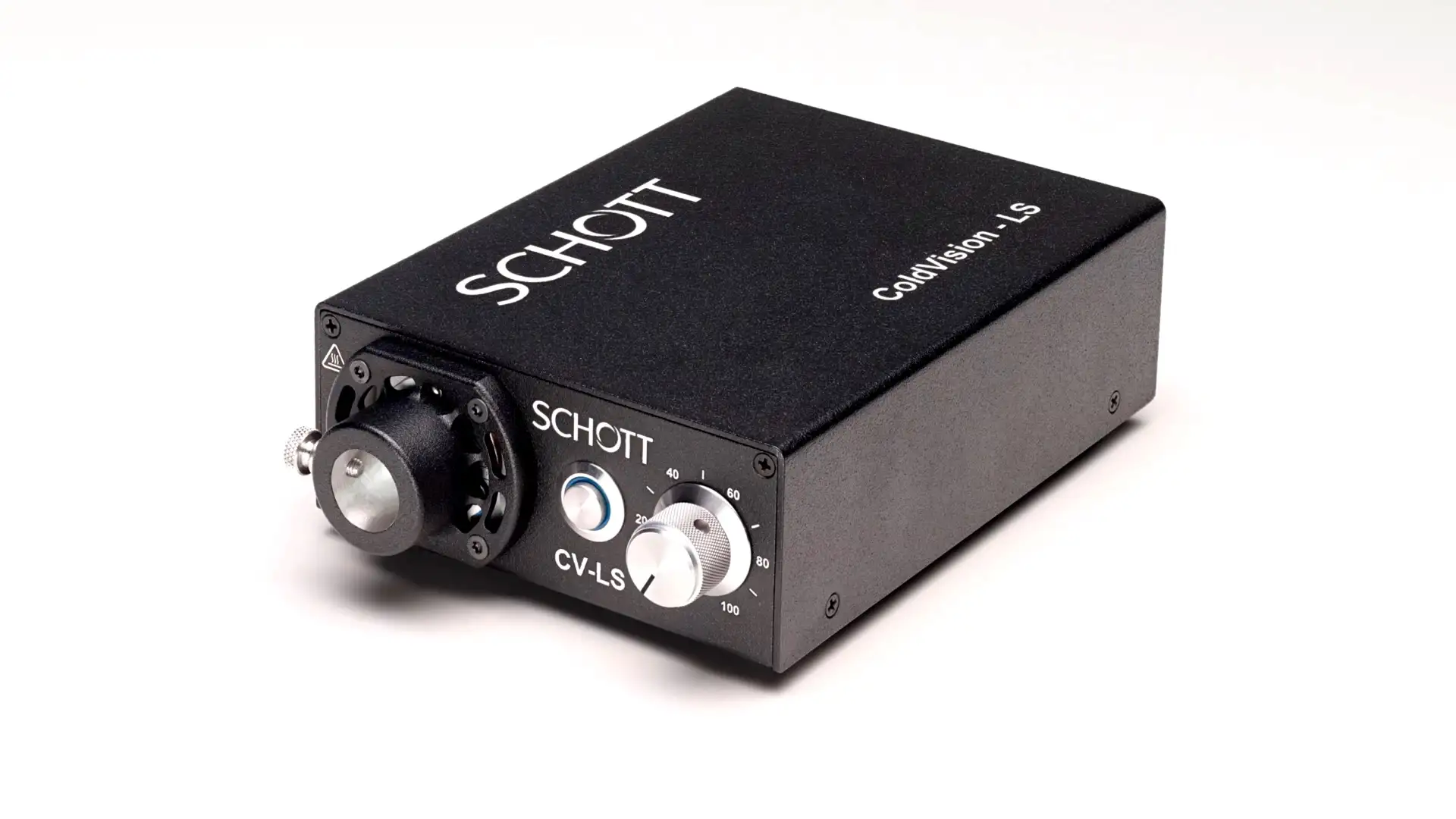Video showing the housing of the SCHOTT ColdVision CV-LS LED light source