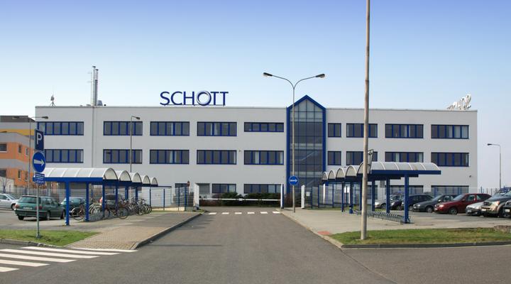 Main building of the SCHOTT manufacturing plant at Lanškroun, Czech Republic