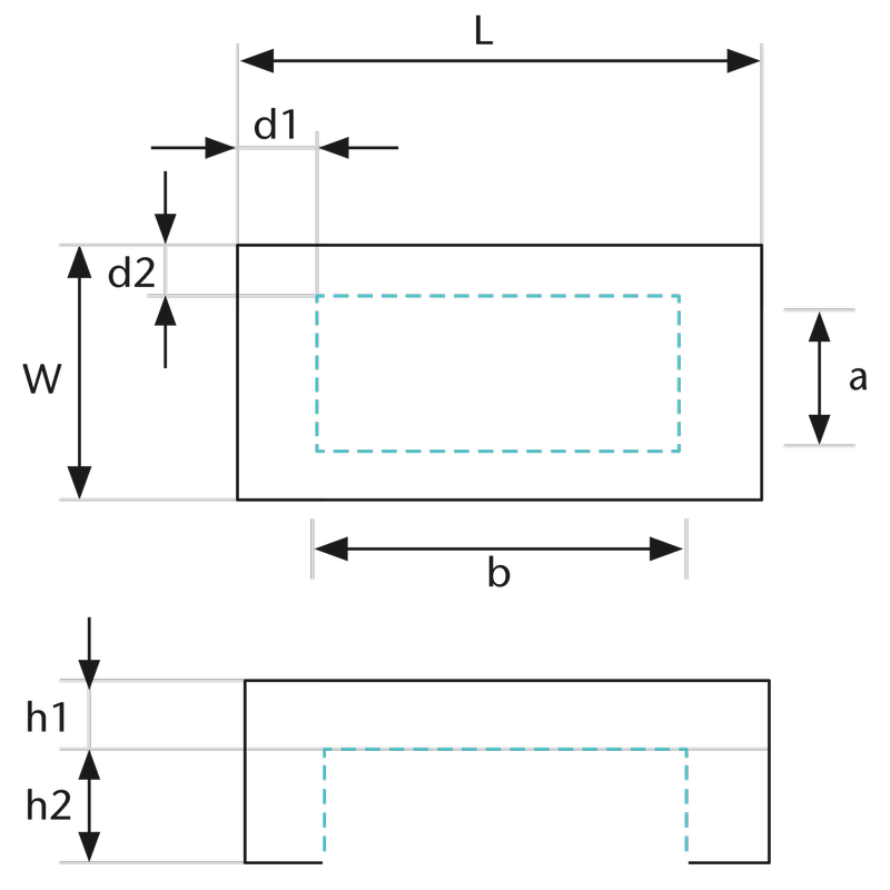 SCHOTT® Cavity Cap-Graphic-Dimensions