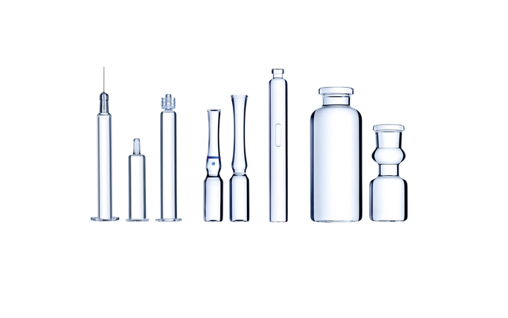 A range of SCHOTT clear glass pharmaceutical vials, ampoules, cartridges and syringes