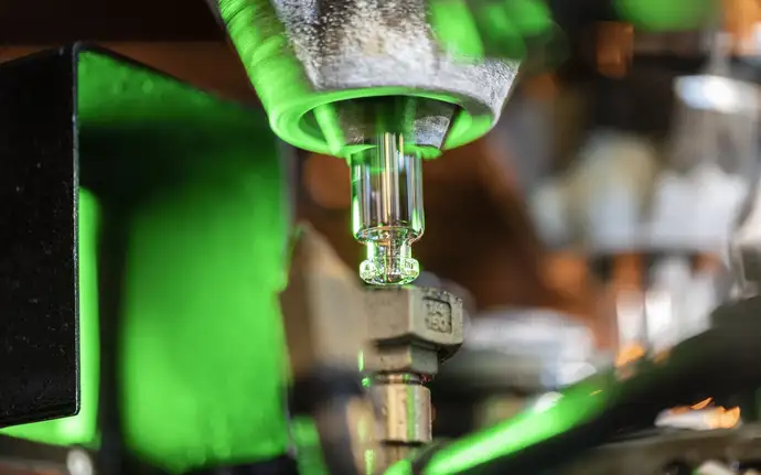 Glass vial production at SCHOTT