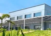 Exterior of the SCHOTT Flat Glass facility in Salto, Brazil