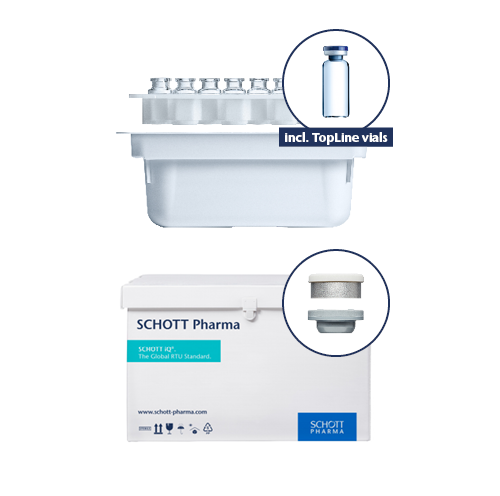 adaptiQ® cup nest Kit with TopLine vials